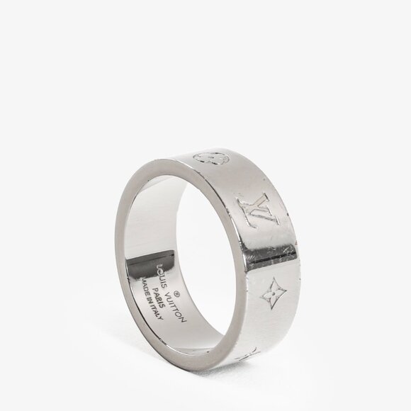 Louis Vuitton Monogram Instinct Silver Ring - Picture 1 of 5